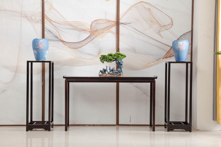 天勤紅木條紋烏木家具