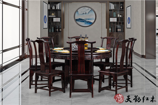 天勤紅木，條紋烏木家具